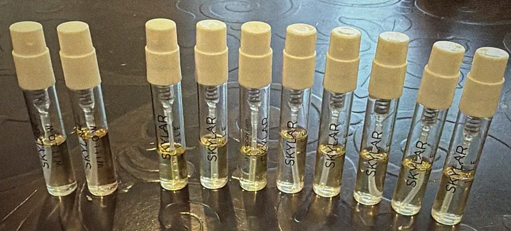8 SKYLAR ISLE 2 WILLOW .05oz Eau De Toilette EDT Clean Perfume Spray Vial 10 Lot