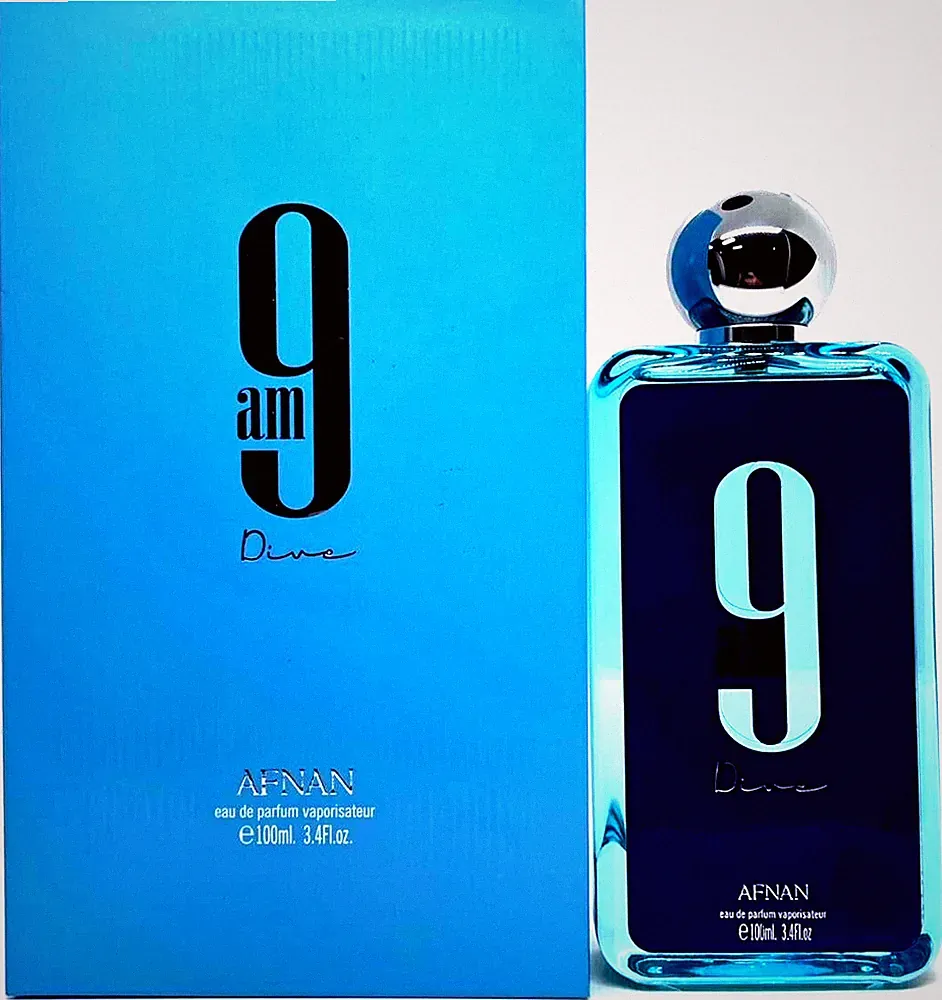 AFNAN 9AM DIVE EAU DE PARFUM SPRAY UNISEX 3.4 Oz / 100 ml BRAND NEW ITEM!!!