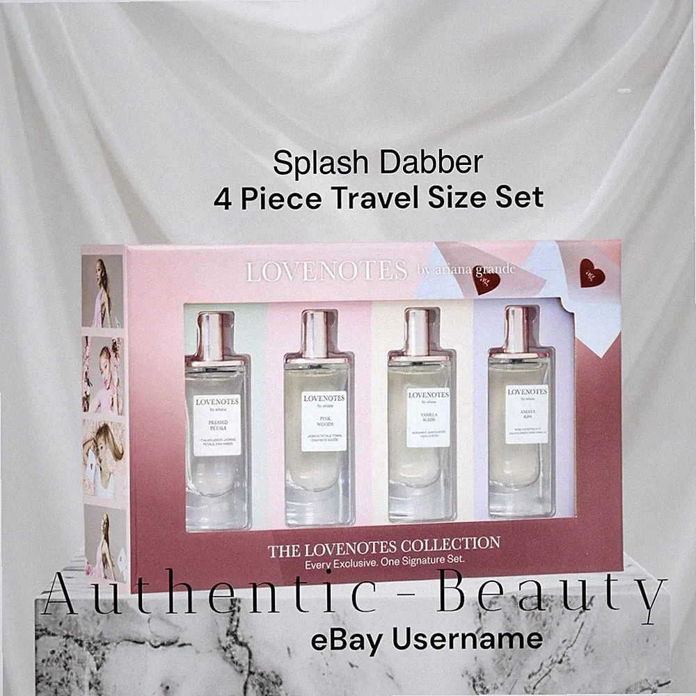 Ariana Grande Perfume LOVENOTES 4 Piece Travel Size Gift Set New Release