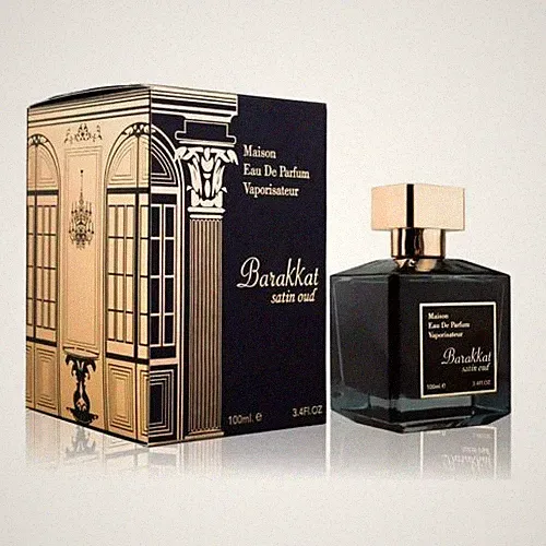 Barakkat Satin Oud for Unisex Eau de Parfum Spray 3.4 oz
