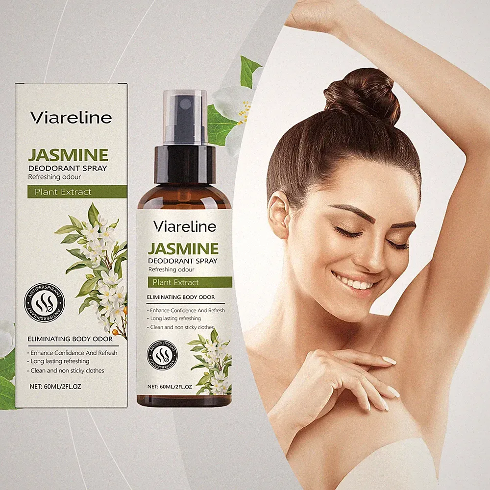 Body Spray Jasmine Scented Deodorizing Fresh Portable Long Lasting Fragrance