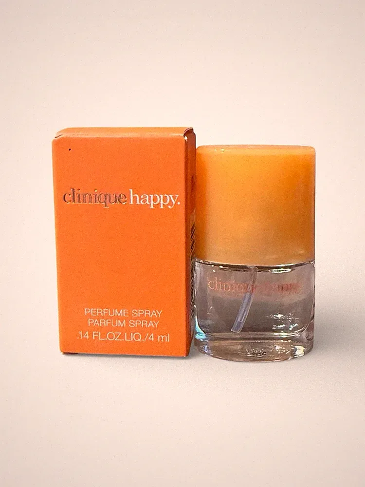 Clinique Happy Perfume Spray 4 mL /0.14 oz Mini Travel Authentic New In Box
