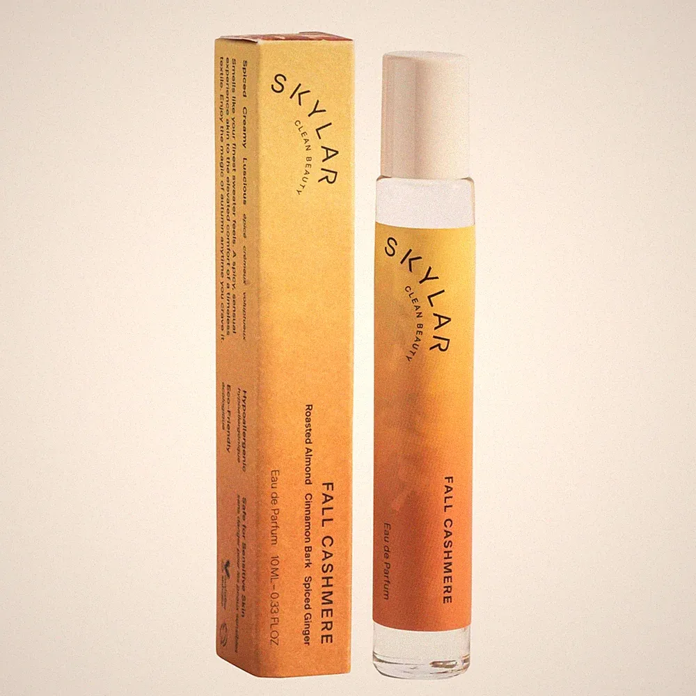 Eau de Parfum Fall Cashmere 0.33 Fl oz Hypoallergenic Clean Skylar Perfume Women