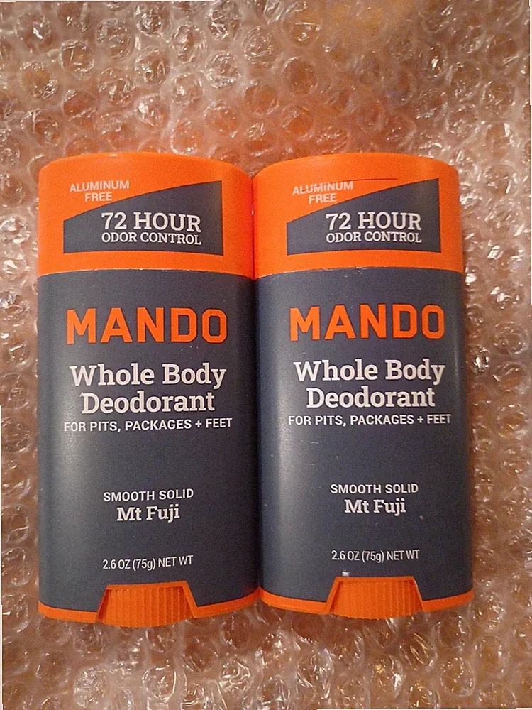 Mando Whole Body Deodorant Smooth Solid Mt Fuji Scent 2 Pack