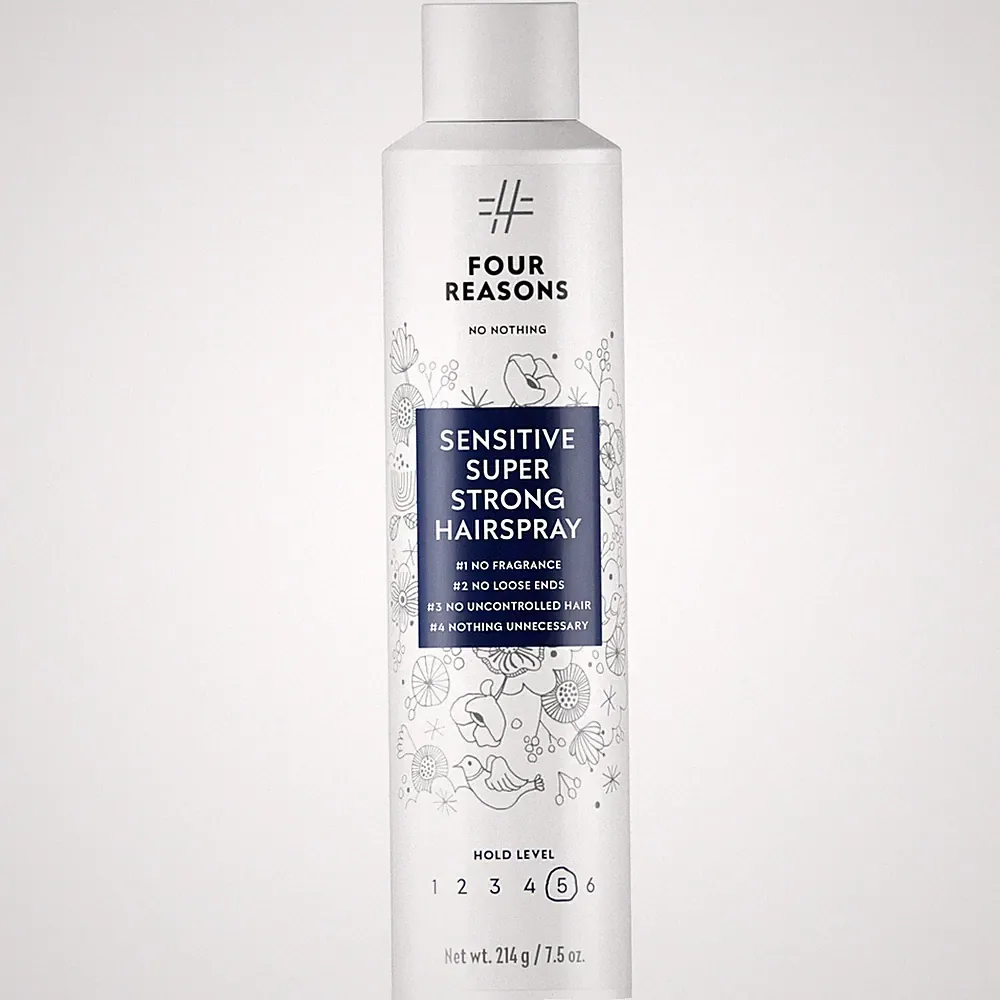 No nothing Sensitive Super Strong Hairspray for Women, Unscented & Hypoallerg...